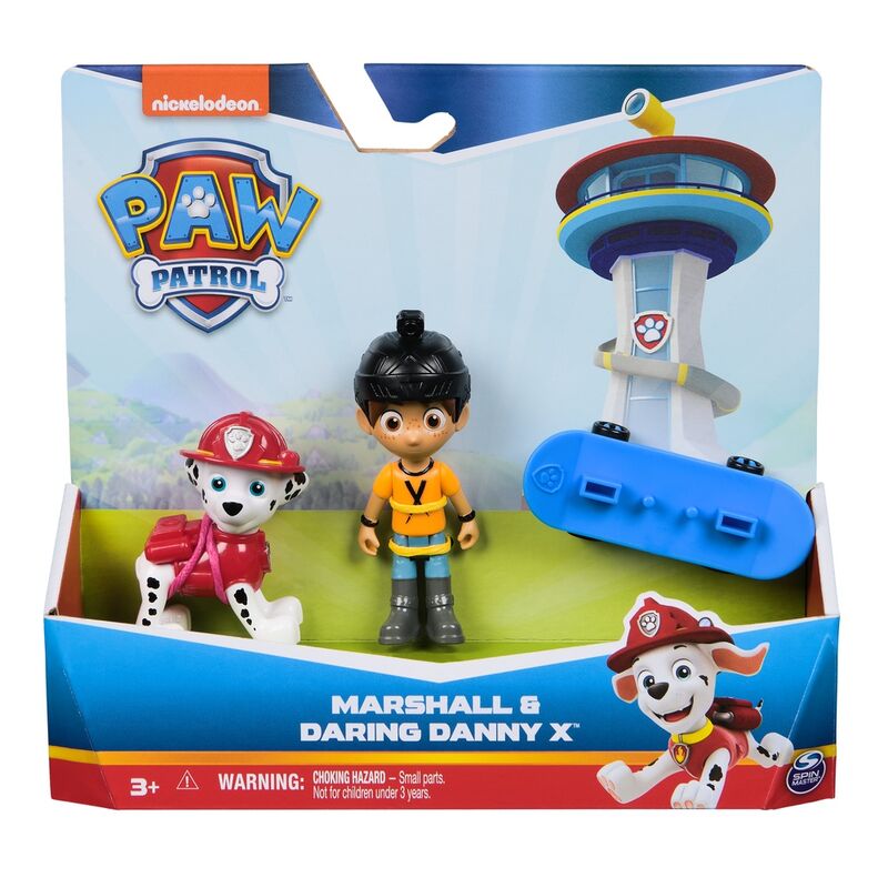 Blister 2 figuras Marshall Hero Pup Patrulla Canina Paw Patrol - Frikibase.com