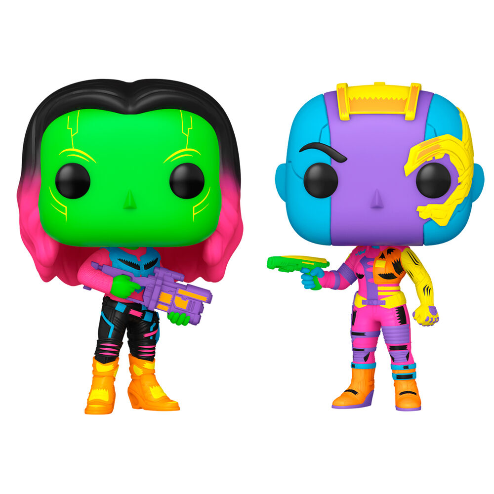 Blister 2 figuras POP Marvel Guardianes de la Galaxia Gamora & Nebula Exclusivo - Frikibase.com