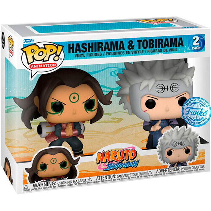 Blister 2 figuras POP Naruto Shippuden Hashirama & Tobirama Exclusivo - Frikibase.com