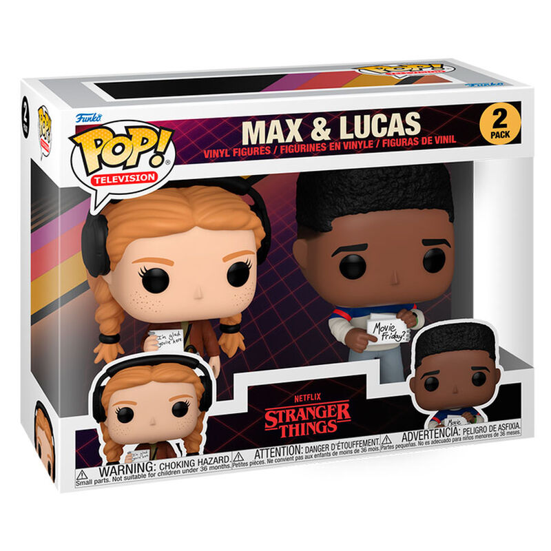 Blister 2 figuras POP Stranger Things Max & Lucas - Frikibase.com