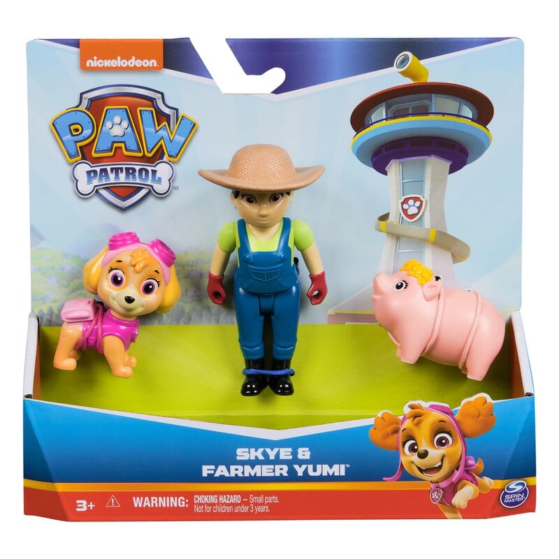 Blister 2 figuras Skye Hero Pup Patrulla Canina Paw Patrol - Frikibase.com