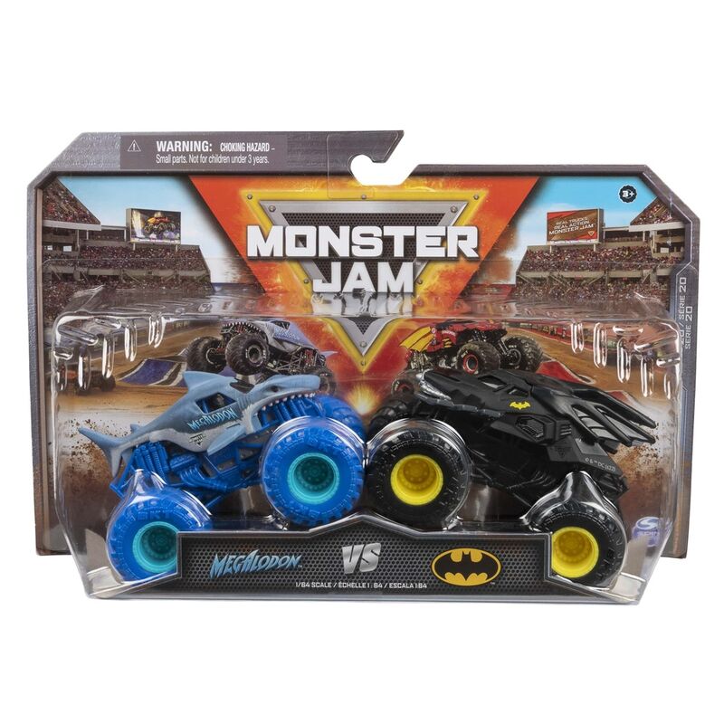 Blister 2 Megalodon vs Batman Monster Jam - Frikibase.com