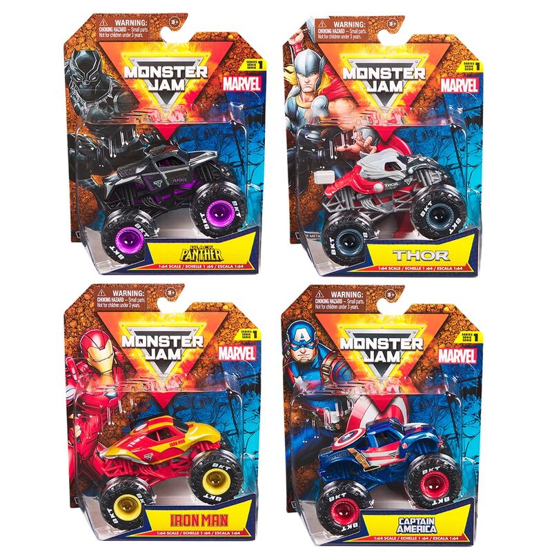 Blister Coche Marvel Monster Jam (surtido) - Frikibase.com