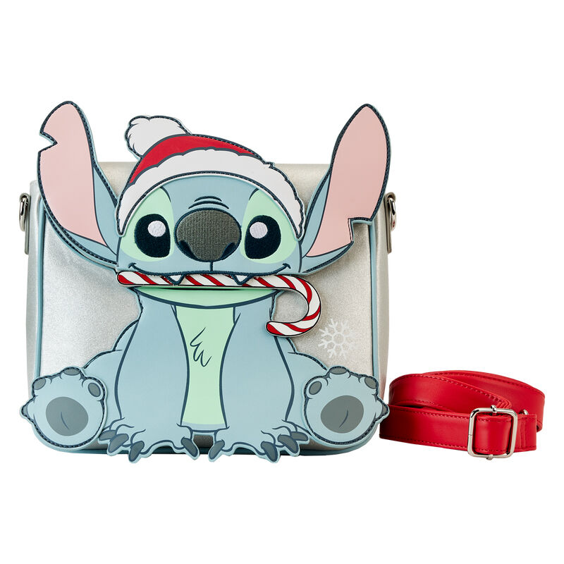 Bolso glitter Holiday Stitch Disney Loungefly - Frikibase.com