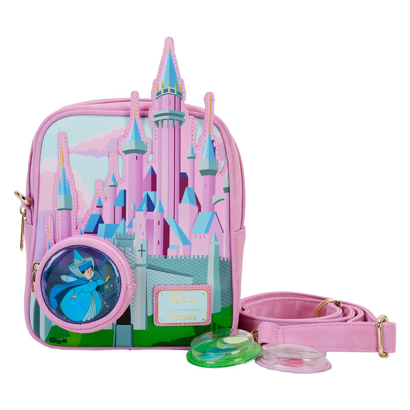 Bolso Hadas Madrinas Castillo La Bella Durmiente Disney Loungefly - Frikibase.com