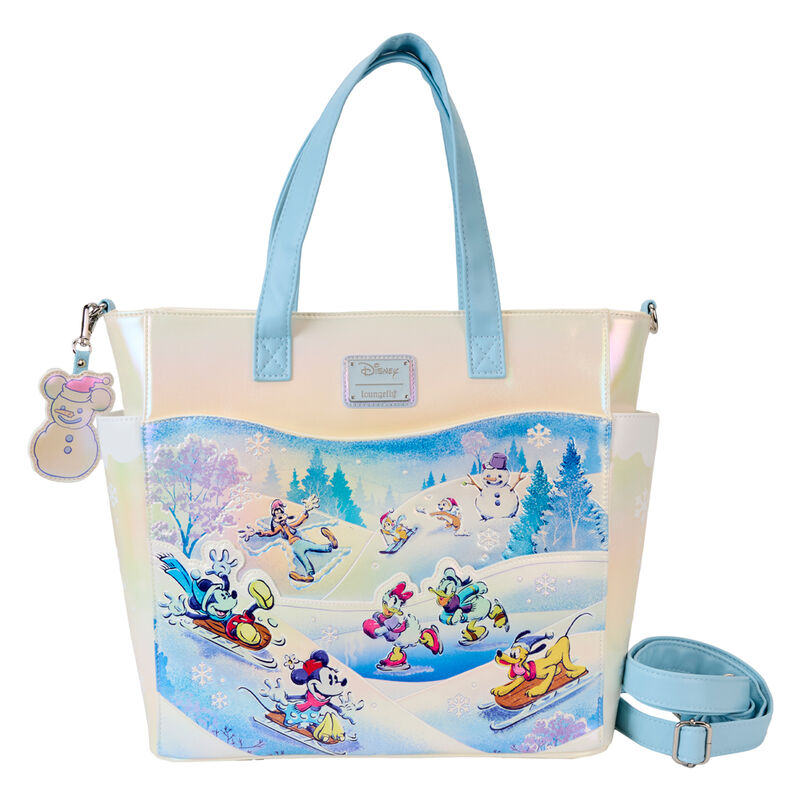 Bolso mochila Winter Wonderland Mickey and Friends Disney Loungefly - Frikibase.com