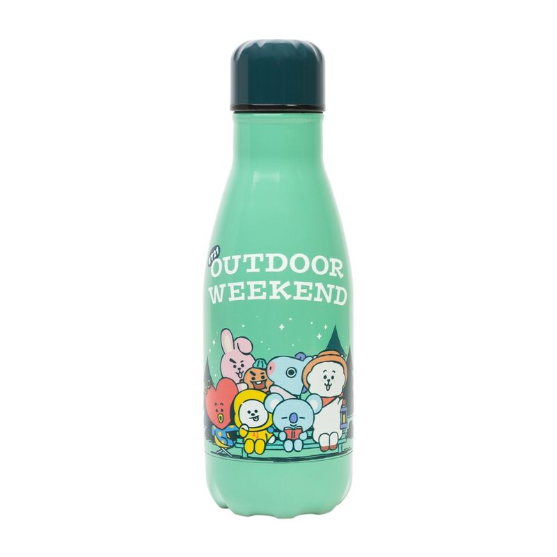 Botella acero inoxidable Outdoor Weekend BT21 - Frikibase.com