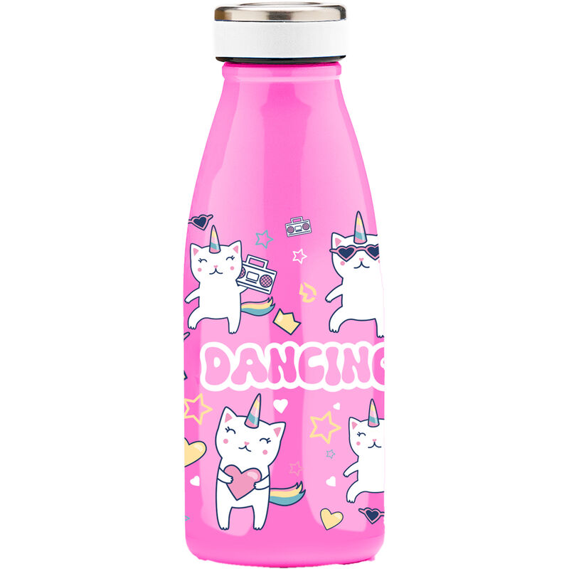 Botella Gatos Bailarines Water Revolution 350ml termo - Frikibase.com