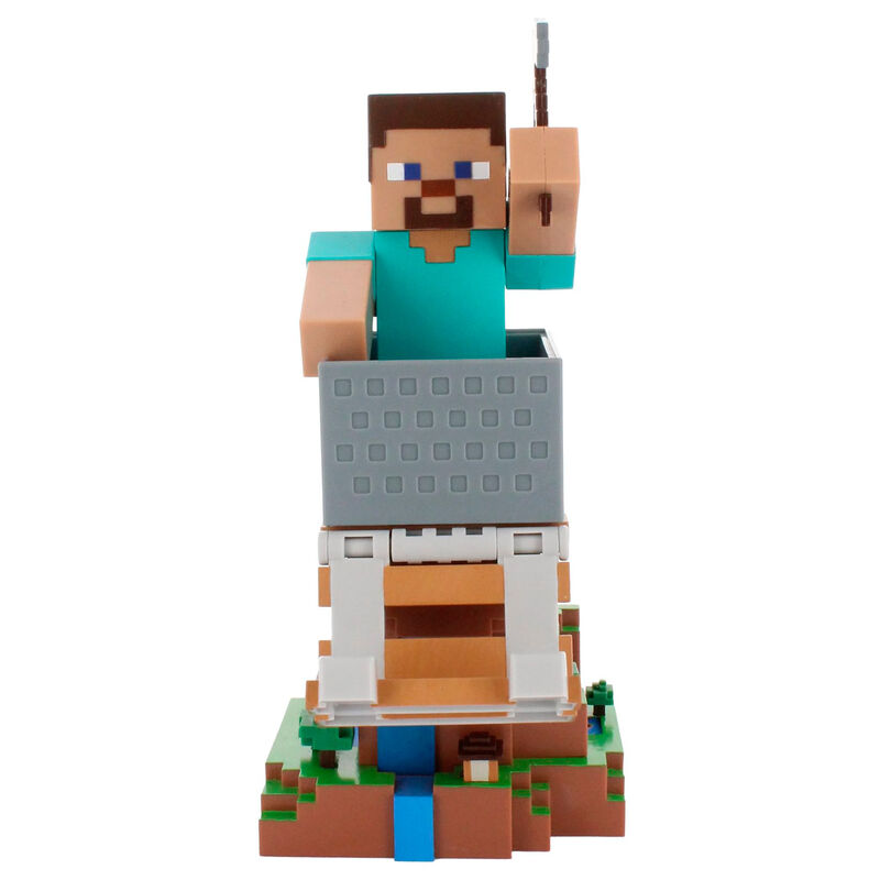 Cable Guy soporte sujecion Steve Minecraft 20cm - Frikibase.com