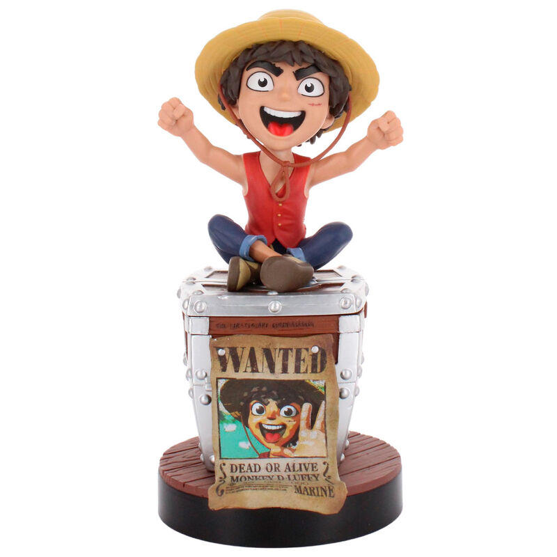 Cable Guy soporte sujecion Wanted Poster Luffy One Piece 20cm - Frikibase.com