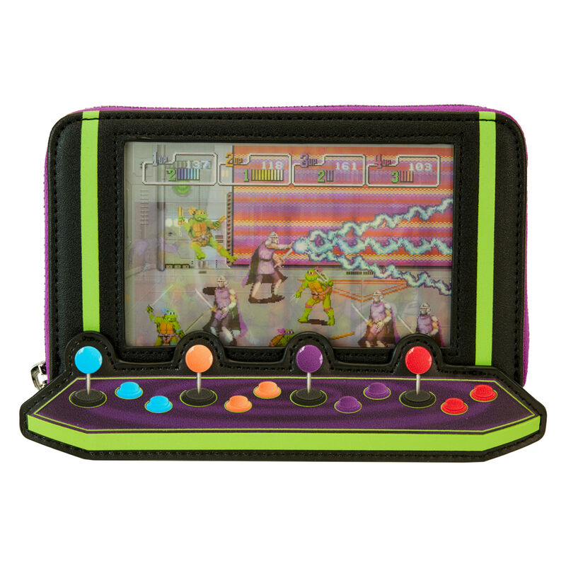 Cartera Vintage Arcade 40th Anniversary Tortugas Ninja Loungefly - Frikibase.com