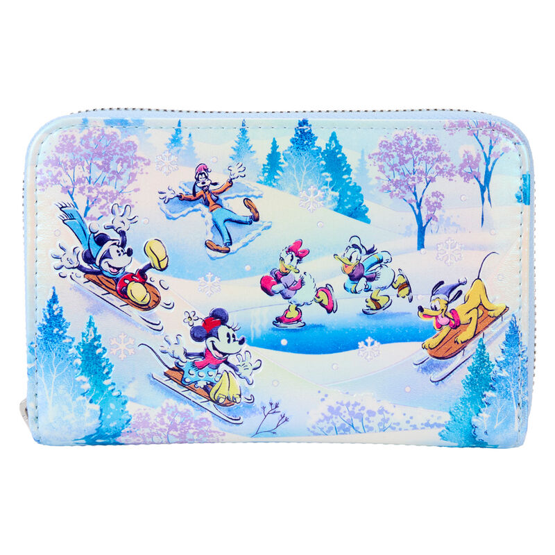 Cartera Winter Wonderland Mickey and Friends Disney Loungefly - Frikibase.com