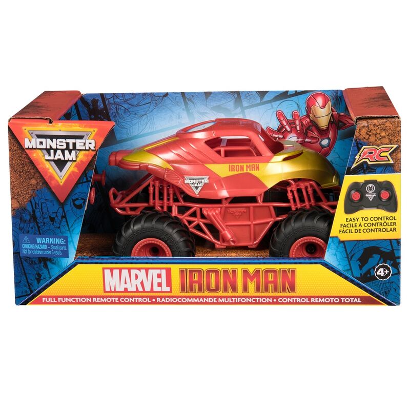 Coche radio control Iron Man Monster Jam - Frikibase.com