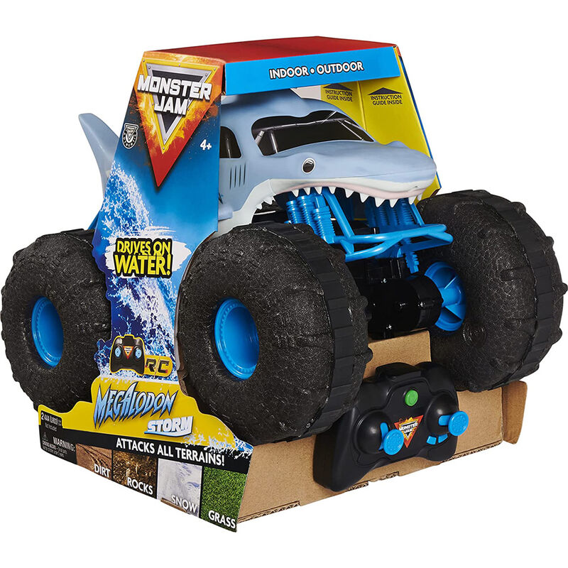 Coche radio control Megalodon Storm Monster Jam - Frikibase.com