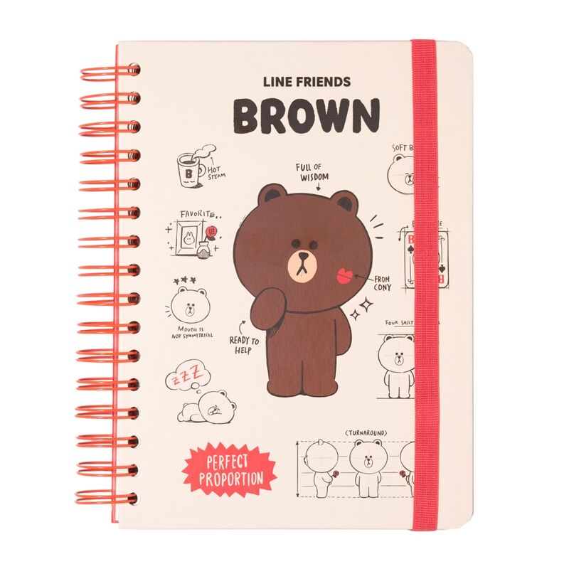 Cuaderno A5 Line Friends - Frikibase.com