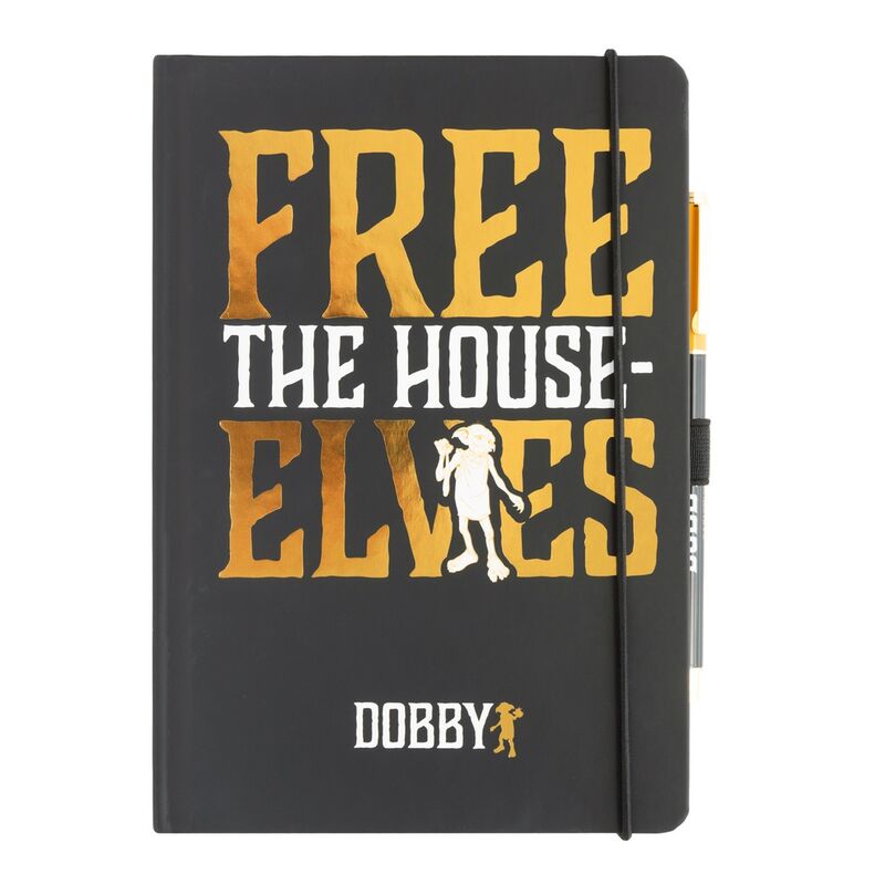 Cuaderno A5 premium + boligrafo Dobby Harry Potter - Frikibase.com