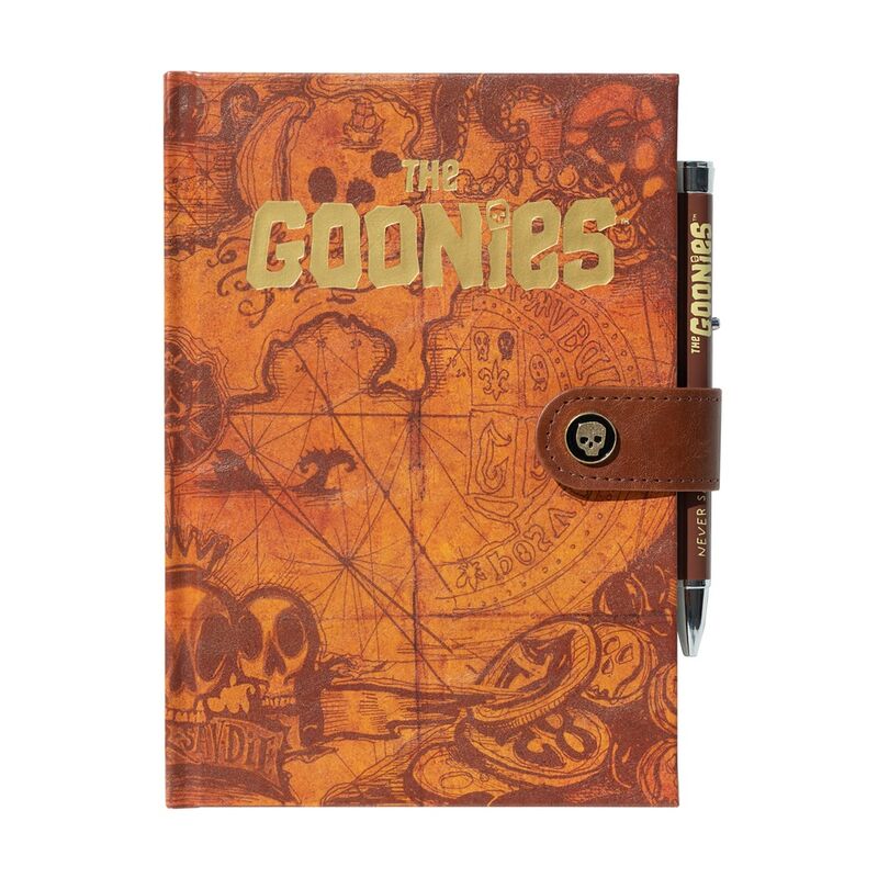 Cuaderno A5 premium + boligrafo proyector Los Goonies - Frikibase.com