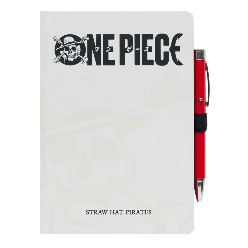 Cuaderno A5 premium + boligrafo proyector One Piece - Frikibase.com