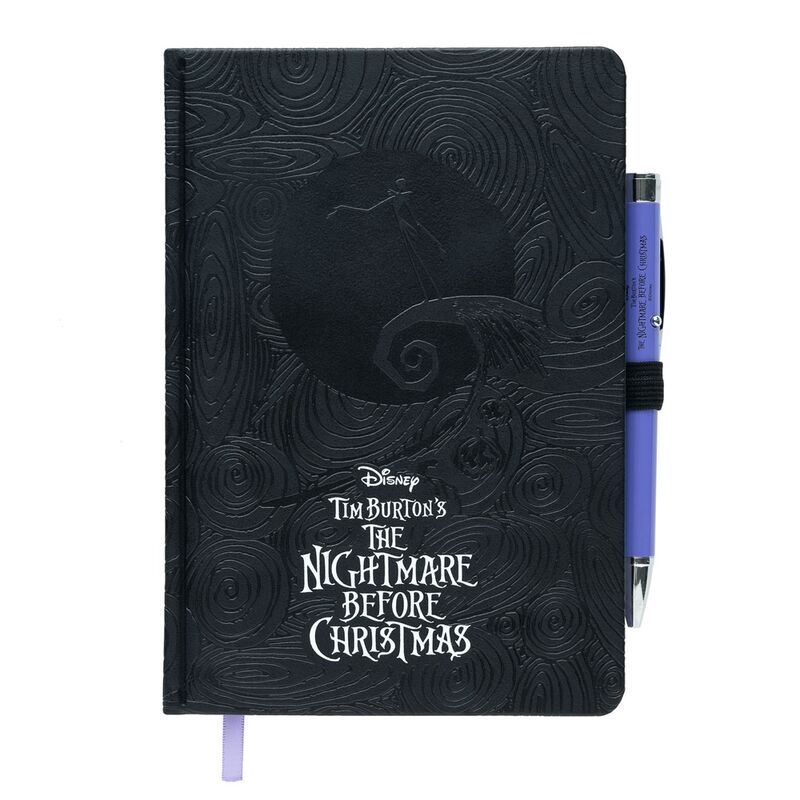 Cuaderno A5 premium + boligrafo proyector Pesadilla Antes de Navidad Disney - Frikibase.com