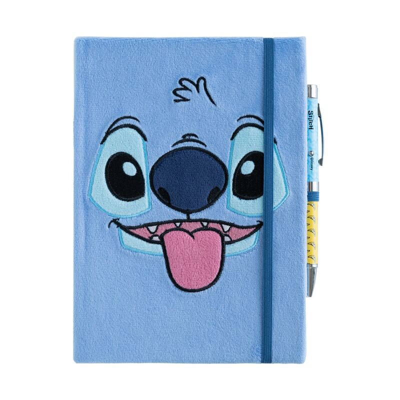 Cuaderno A5 premium + boligrafo proyector Stitch Disney - Frikibase.com