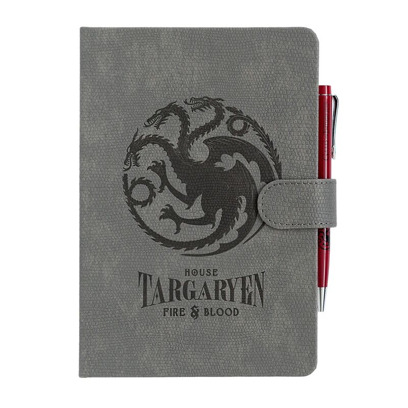 Cuaderno A5 premium + boligrafo Targaryen Juego de Tronos - Frikibase.com