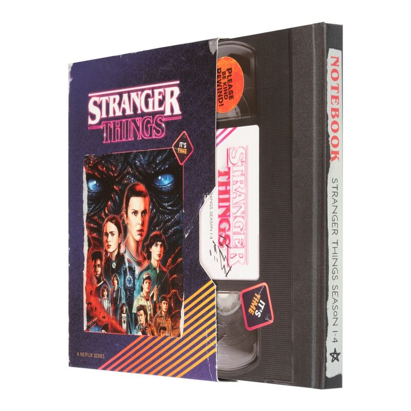 Cuaderno A5 premium VHS Stranger Things - Frikibase.com