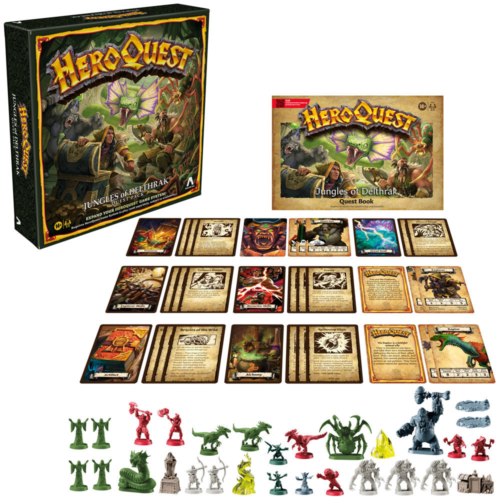 Expansion juego mesa Las Junglas de Delthrak Heroquest español - Frikibase.com