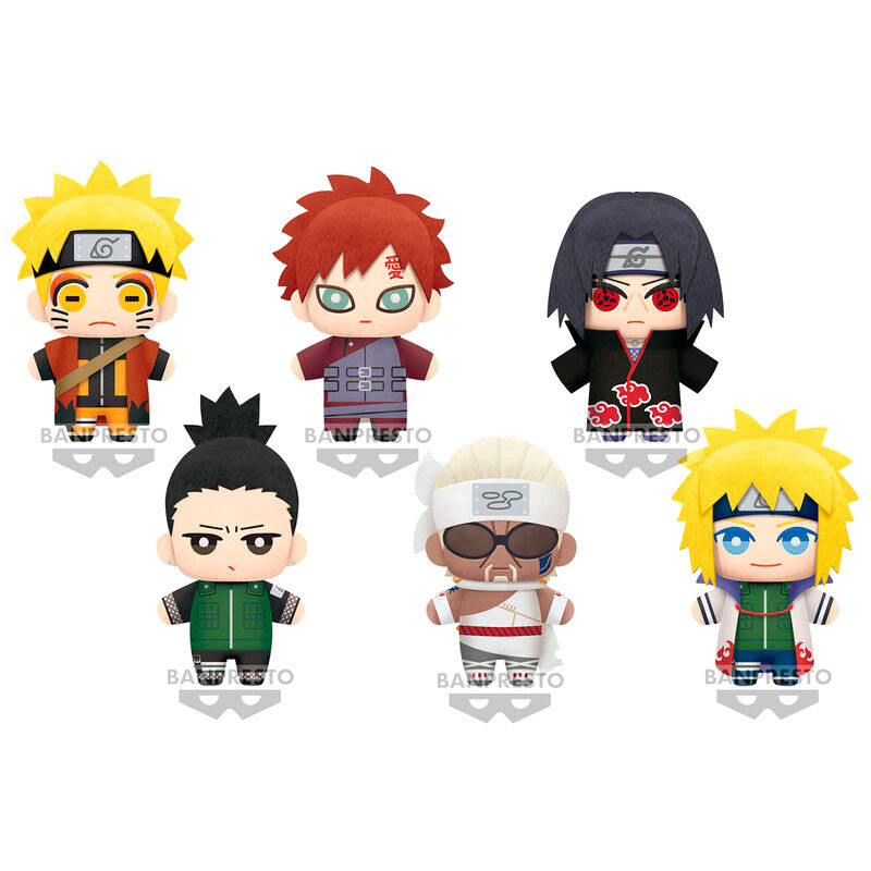 Expositor 18 peluches Tomonui Series 2 Naruto Shippuden 15cm (surtido) - Frikibase.com