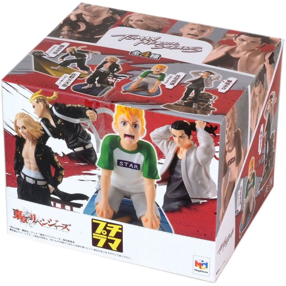 Expositor 4 figuras Petitrama Tokyo Revengers Series Toman Heroic Scenes 8cm - Frikibase.com