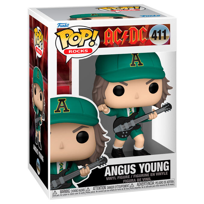 Funko POP AC/DC Angus Young Green - Frikibase.com