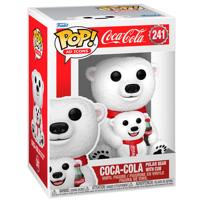 Funko POP Coca -Cola Polar Bear with Cub - Frikibase.com