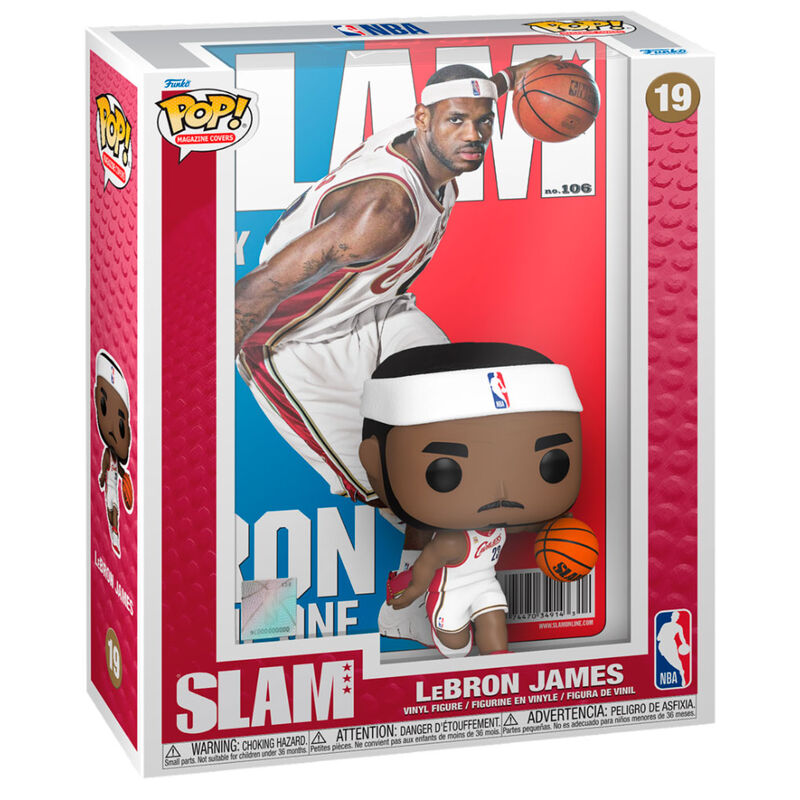 Funko POP Cover NBA Slam LeBron James - Frikibase.com