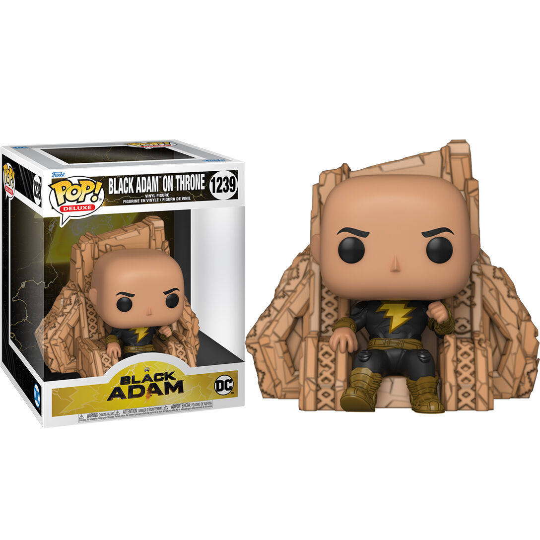 Funko POP DC Comics Black Adam - Black Adam on Throne - Frikibase.com