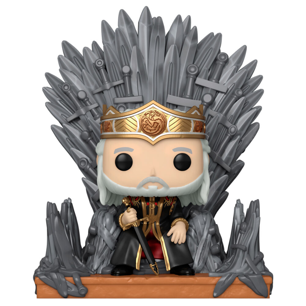 Funko POP Deluxe House of the Dragon Viserys on the Iron Throne - Frikibase.com