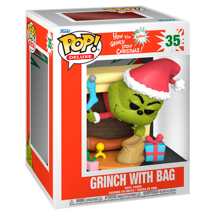 Funko POP Deluxe The Grinch with Bag - Frikibase.com