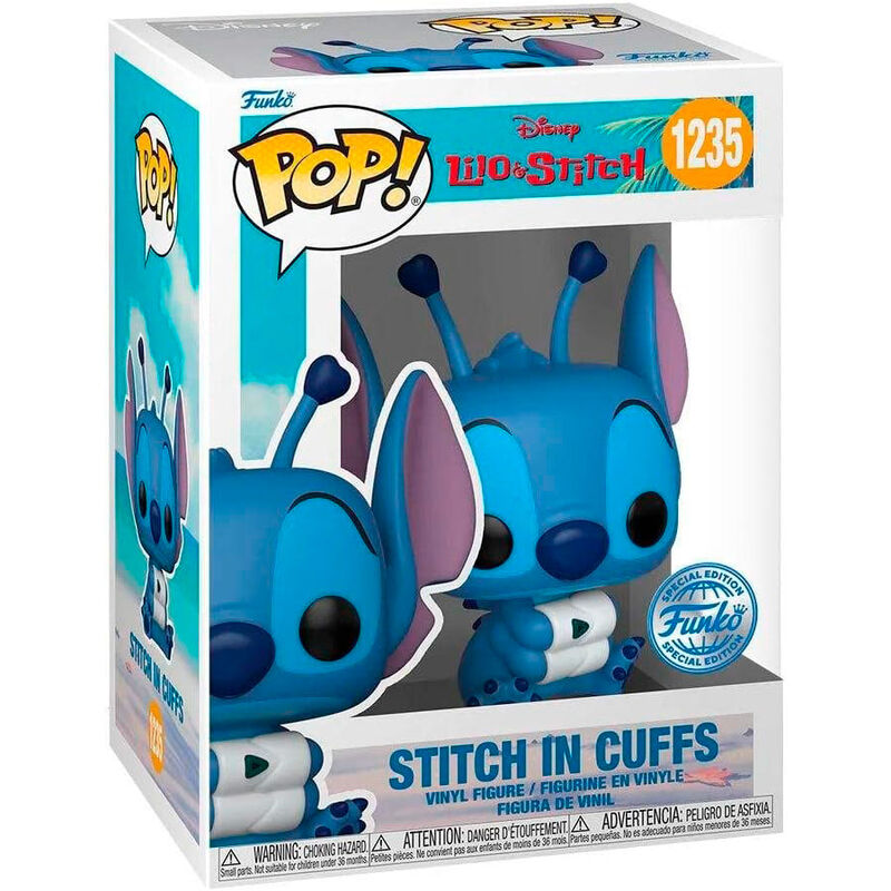 Funko POP Disney Lilo & Stitch - Stitch in Cuffs Exclusivo - Frikibase.com