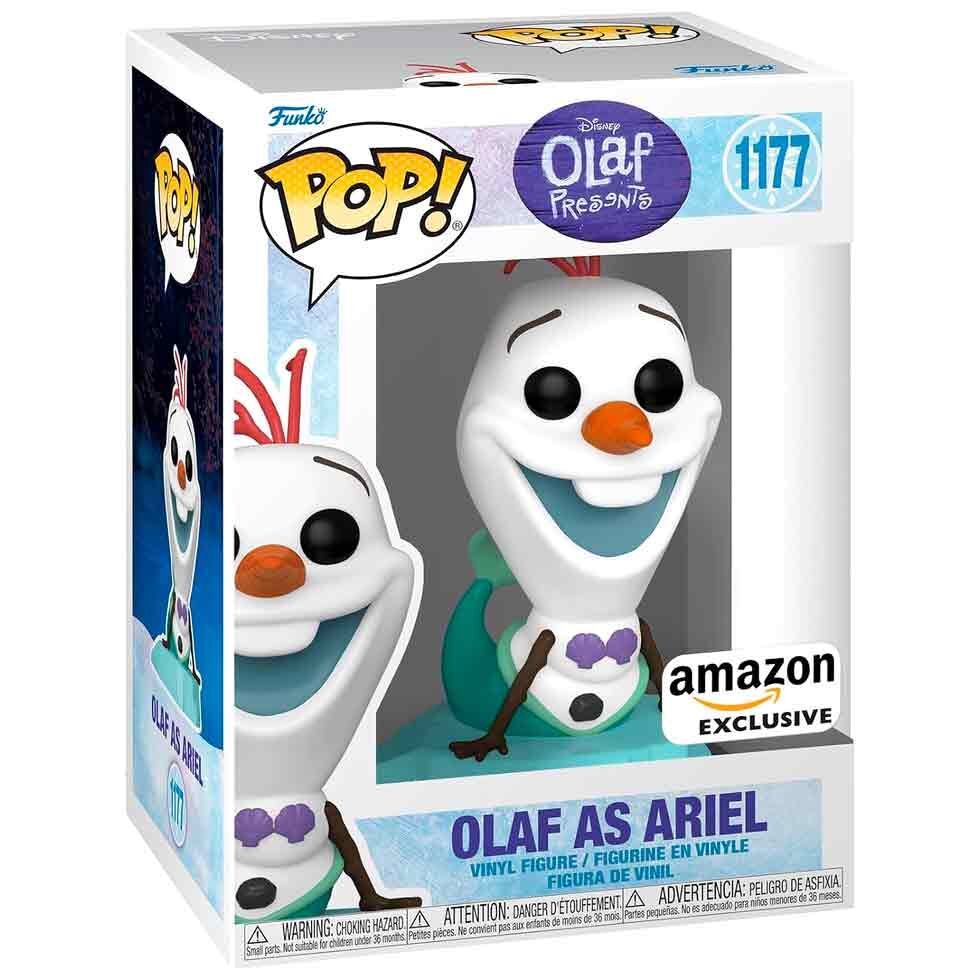 Funko POP Disney Olaf Present - Olaf as Ariel Exclusivo - Frikibase.com