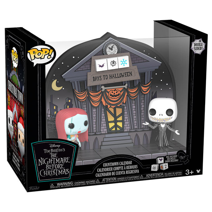 Funko POP Disney Pesadilla Antes de Navidad  Dual-Sided Countdown Calendar - Frikibase.com