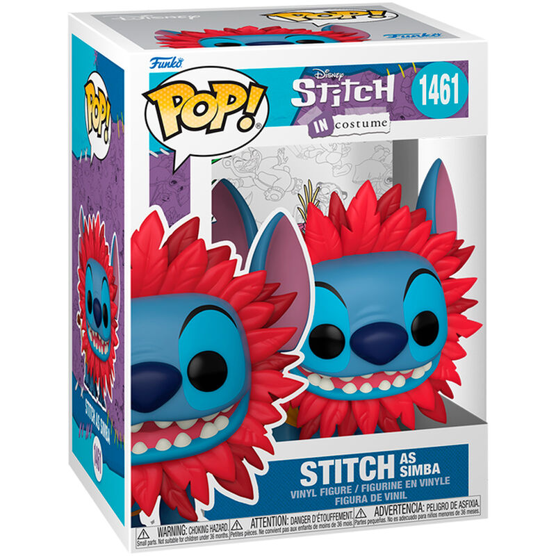 Funko POP Disney Stitch as Simba - Frikibase.com