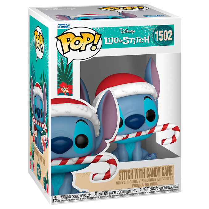 Funko POP Disney Stitch with Candy Cane - Frikibase.com