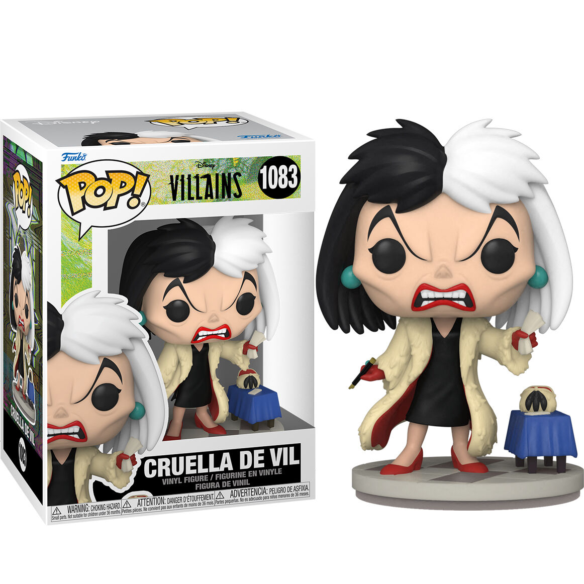 Funko POP Disney Villains Cruella de Vil - Frikibase.com