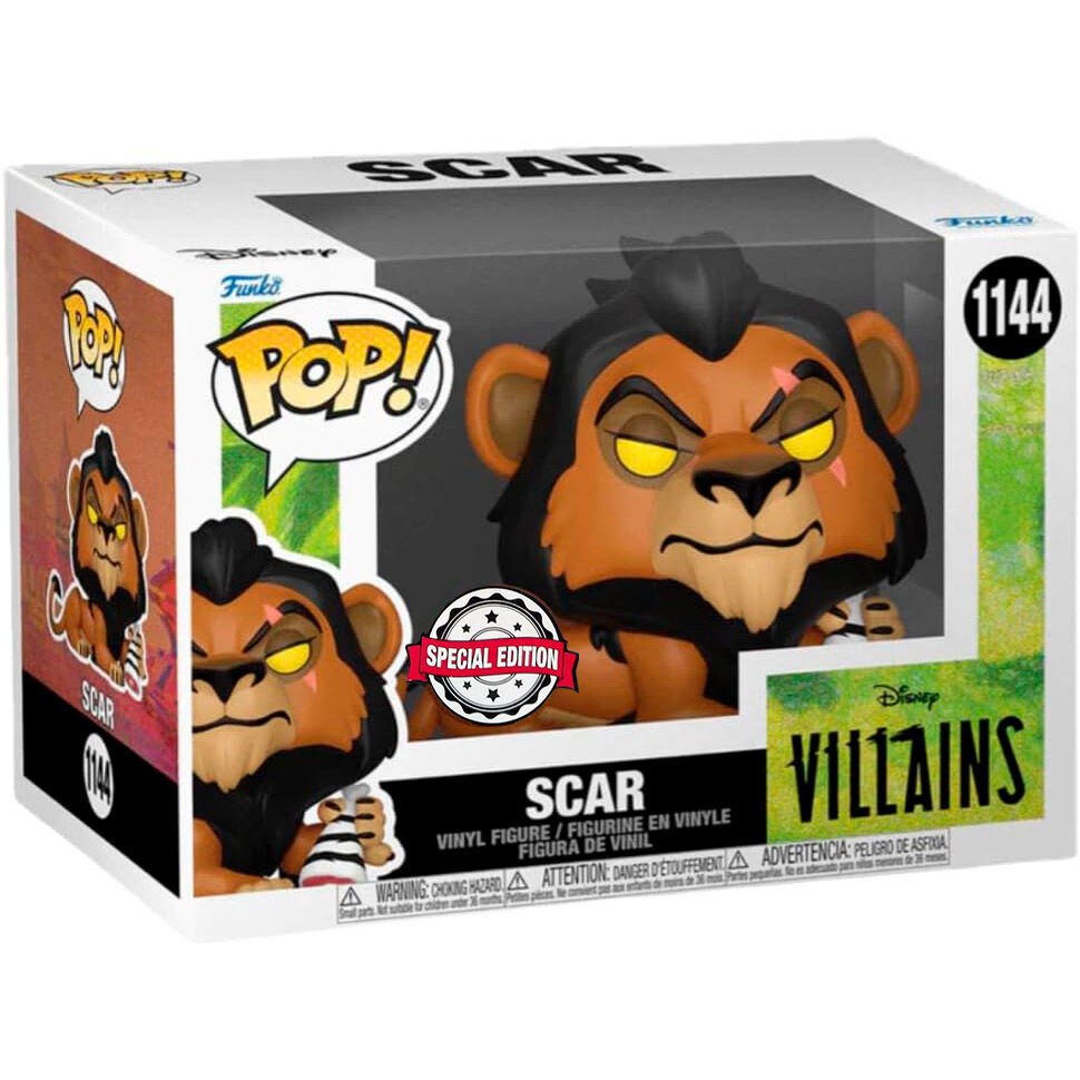 Funko POP Disney Villains El Rey Leon Scar Exclusivo - Frikibase.com