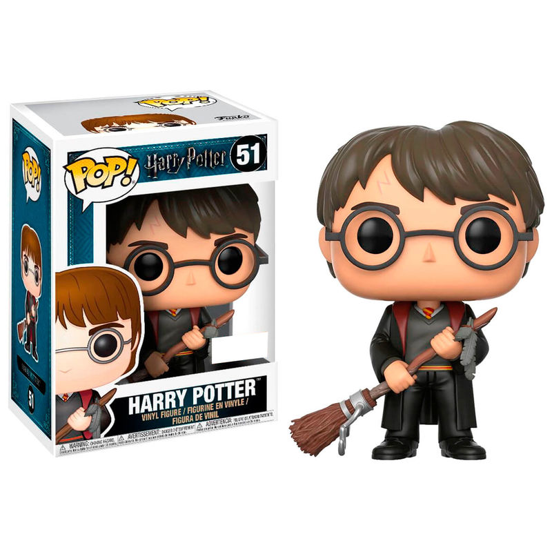 Funko POP Harry Potter Harry with Firebolt & Feather Exclusivo - Frikibase.com