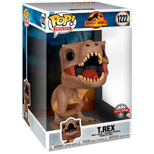 Funko POP Jurassic World 3 T-Rex Exclusivo 25cm - Frikibase.com