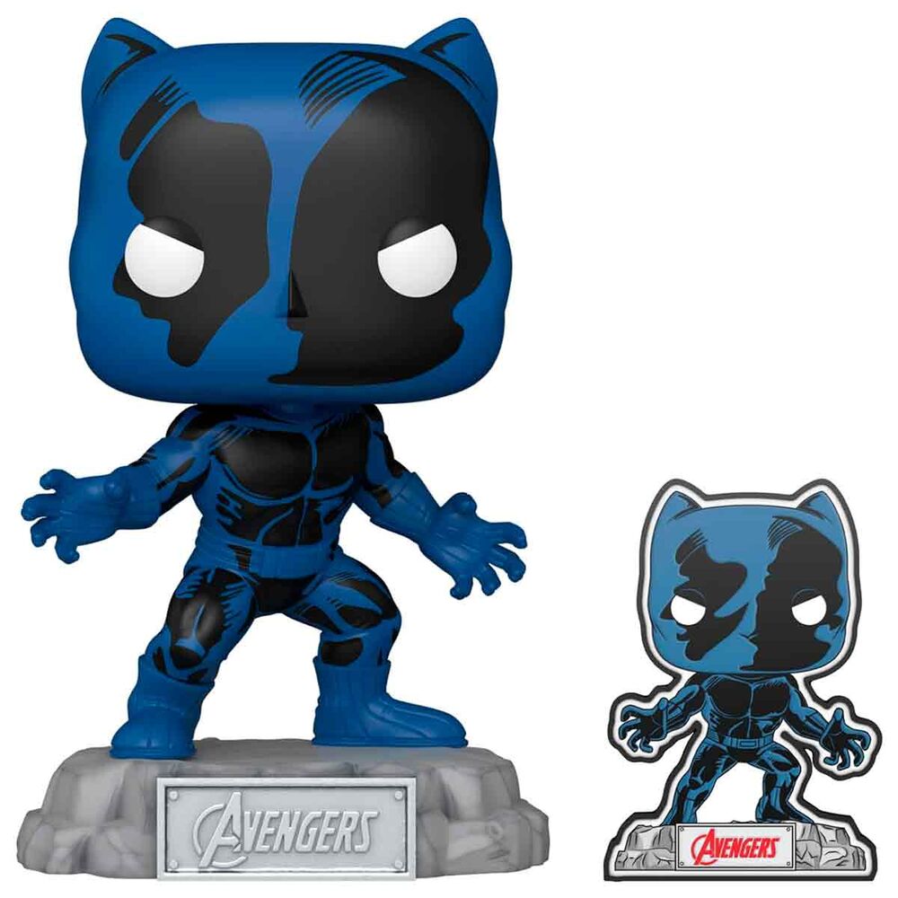 Funko POP Marvel Avengers 60th Anniversary Comic Black Panther with Pin Exclusivo - Frikibase.com