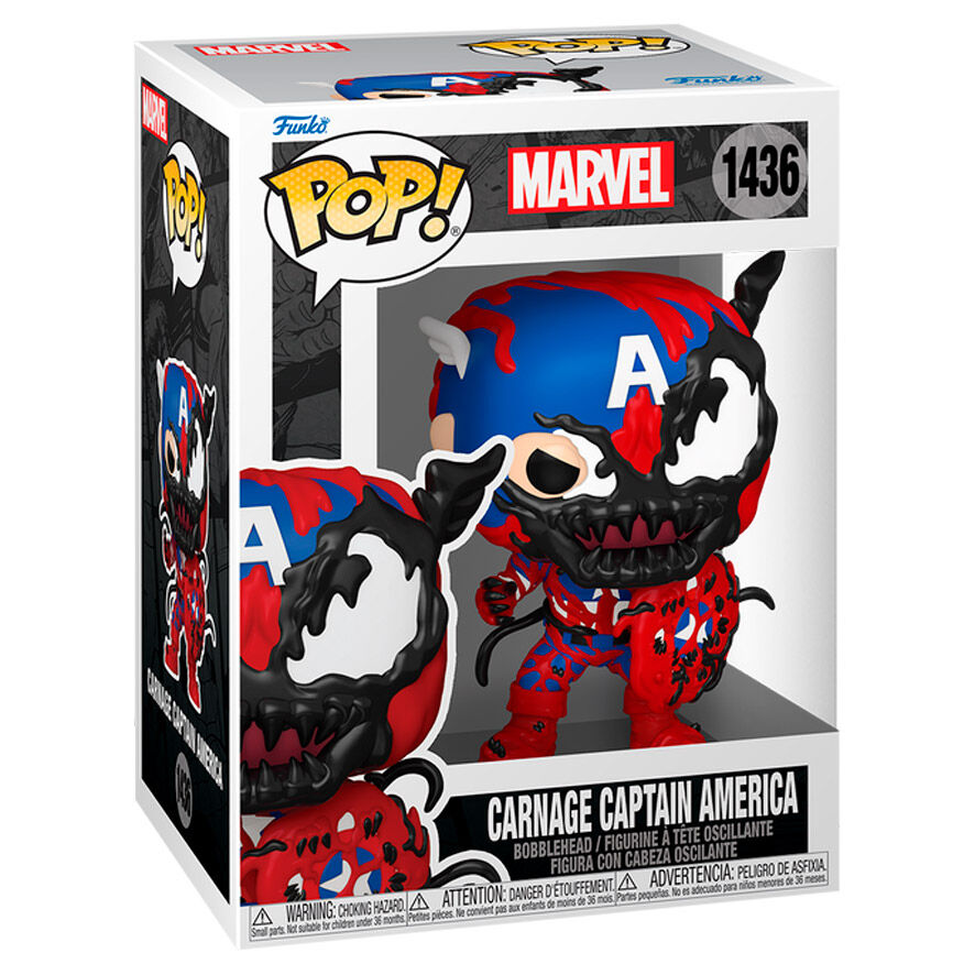 Funko POP Marvel Carnage Capitan America - Frikibase.com