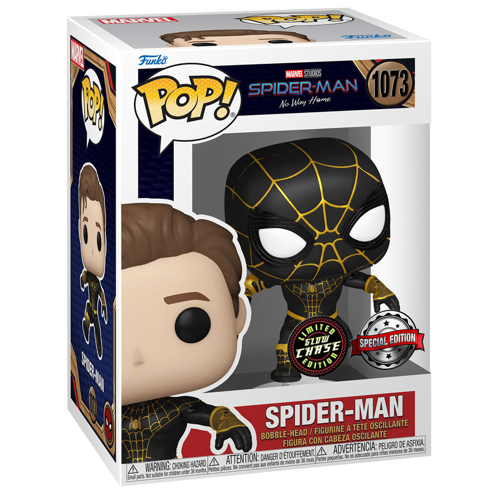 Funko POP Marvel Spider-Man No Way Home Spider-Man Exclusivo Chase - Frikibase.com