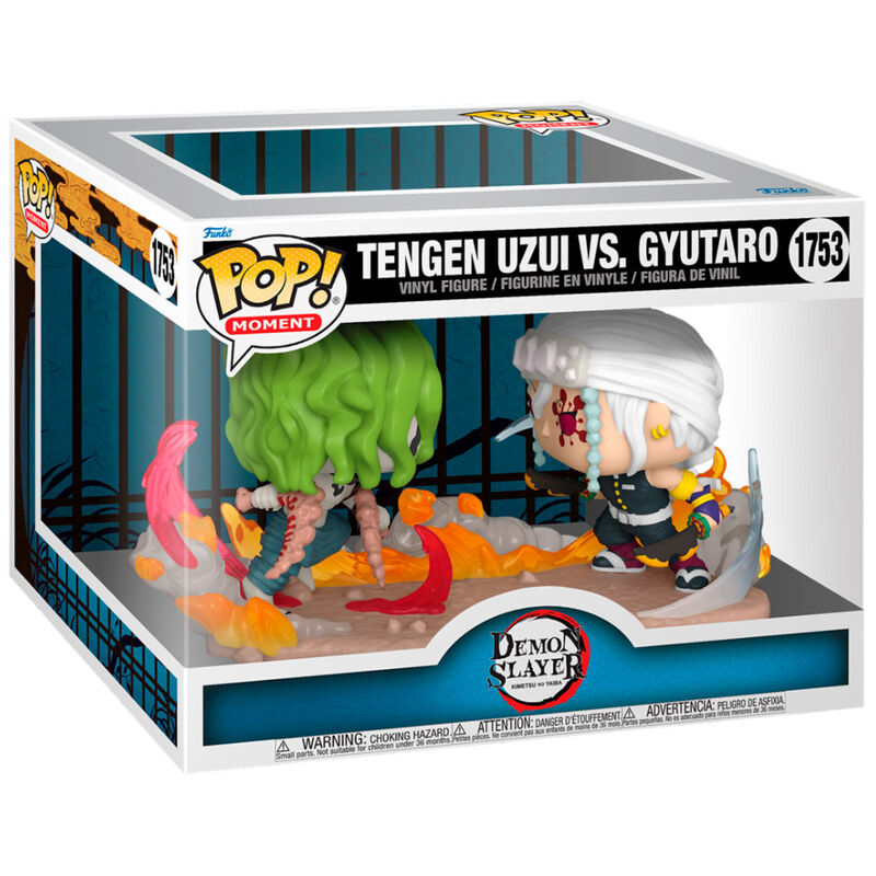 Funko POP Moment Demon Slayer Kimetsu no Yaiba Tengen VS Gyutaro - Frikibase.com