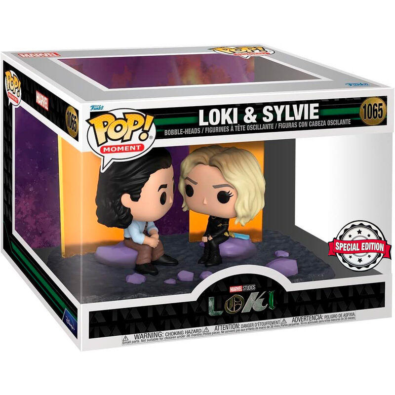 Funko POP Moment Marvel Loki - Loki and Sylvie Exclusivo - Frikibase.com