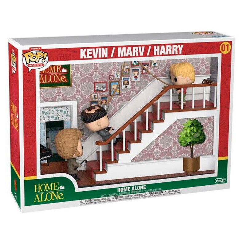 Funko POP Moments Deluxe Home Alone Staircase Exclusivo - Frikibase.com